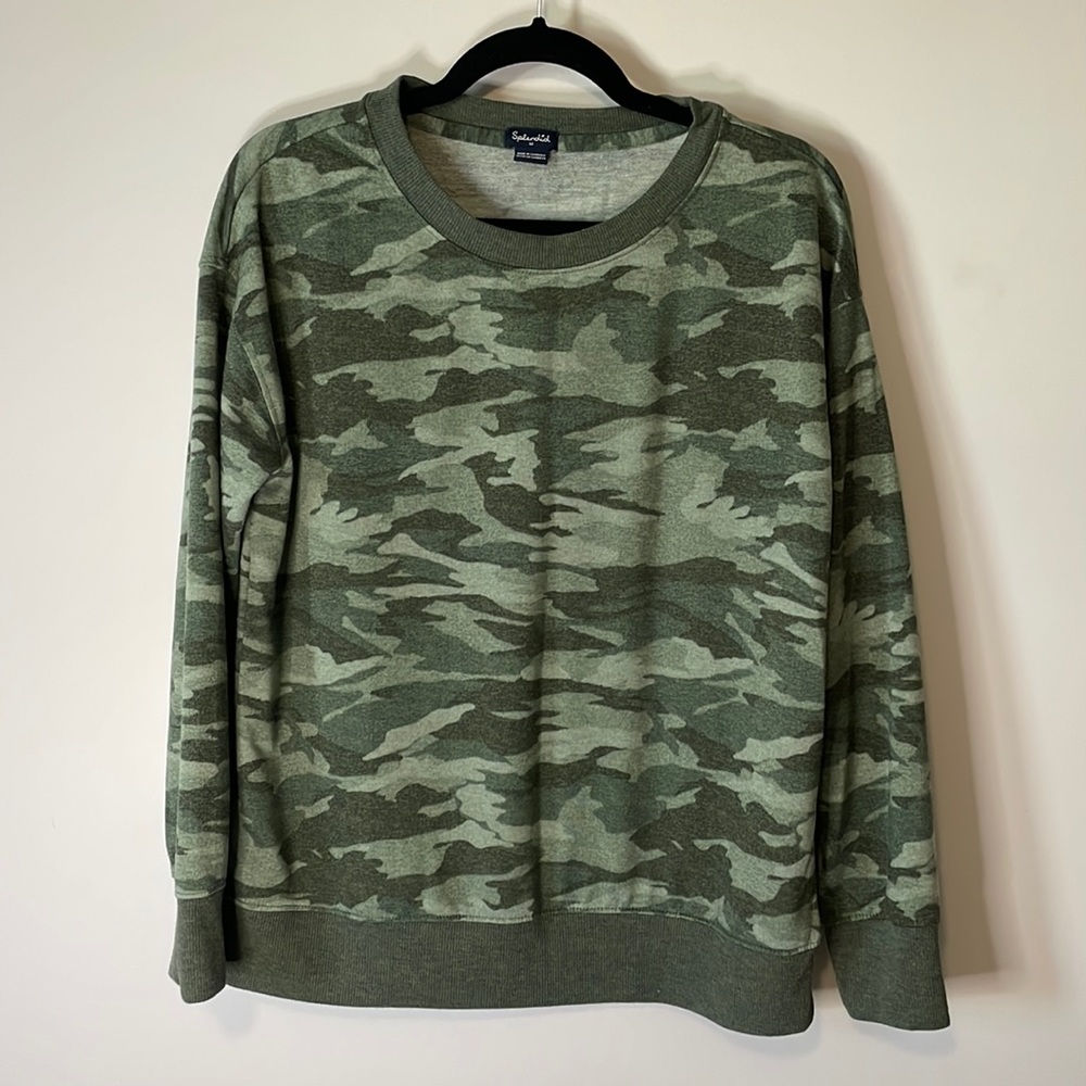 Splendid Camo Pullover Light Weight - image 1